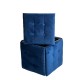 Puff-transformer 5in1 - 5 stools in 1 pouffe navy blue velvet