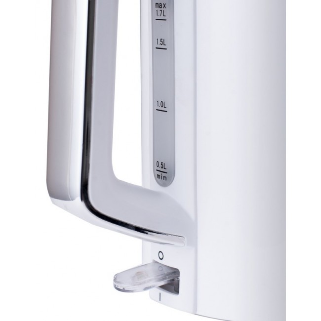 Concept RK3170 electric kettle 1.7 L 2200 W Stainless steel, White Concept RK3170 electric kettle 1.7 L 2200 W Stainless steel, White