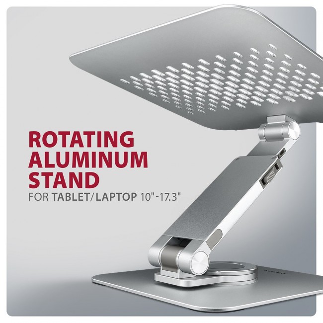 Axagon STND-LR stand with 360 rotation for laptops and tablets Axagon STND-LR stand with 360 rotation for laptops and tablets