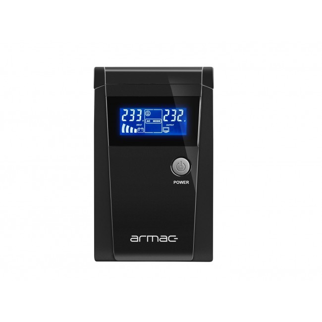 Armac O/850F/LCD uninterruptible power supply (UPS) Line-Interactive 0.85 kVA 450 W 2 AC outlet(s)