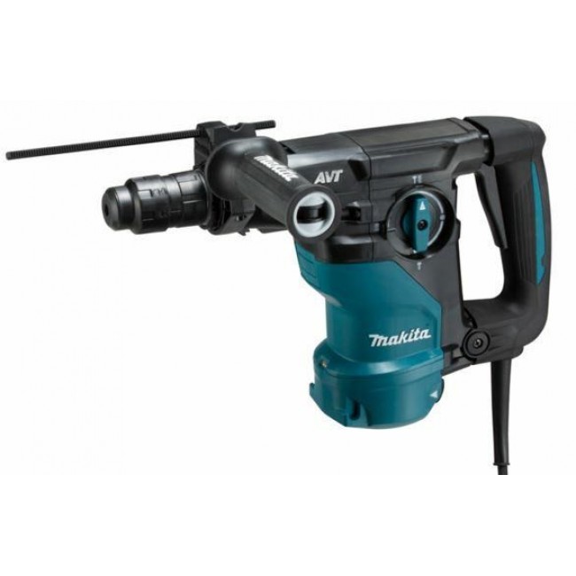 MAKITA HR3012FCWJ rotary hammer SDS-Plus 3,9J 1050W AVT MAKPAC Black, Blue