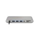 Kensington UH1440P USB-C 5Gbps Dual Video Driverless Mobile Dock 85W Pass-Through Power DP/HDMI/VGA