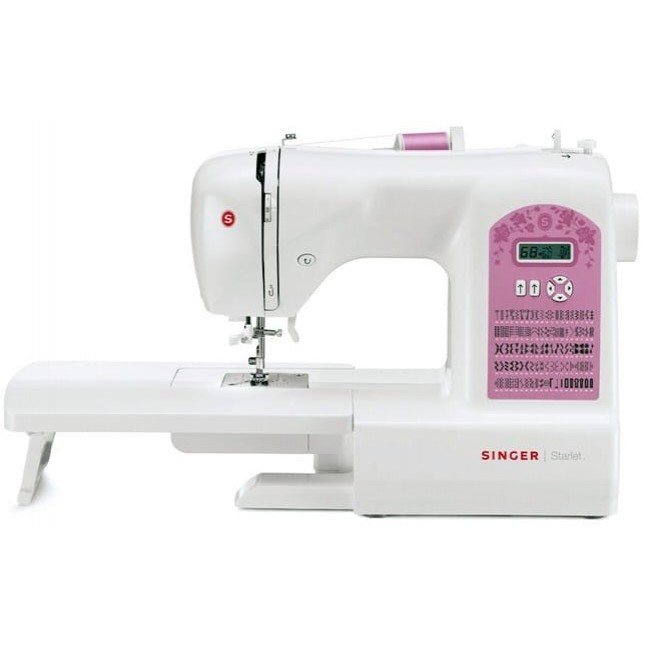 Singer 6699 sewing machine, electronic, white, pink Singer 6699 sewing machine, electronic, white, pink