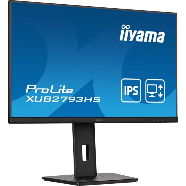 iiyama ProLite 27 Full HD IPS monitor with edge-to-edge design, perfect for multi-monitor setups with height adjustable stand iiyama ProLite 27 Full HD IPS monitor with edge-to-edge design, perfect for multi-monitor setups with height adjustable stand