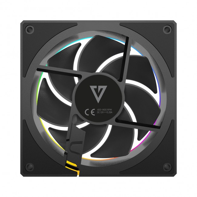 MODECOM VOLCANO LOOP 120 ARGB FAN Black