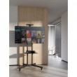 Manhattan TV & Monitor Mount, Trolley Stand, 1 screen, Screen Sizes: 37-65