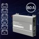 Qoltec Smart Professional Monolith Battery Charger for LiFePO4 AGM GEL SLA batteries | 80A | 12V | Fast charging
