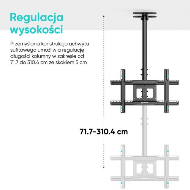 ONKRON Ceiling mount for TV 32