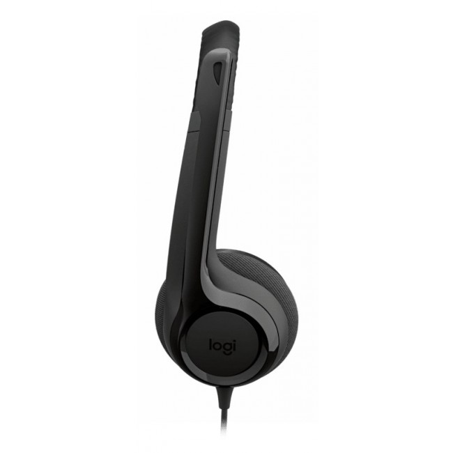 Logitech H390 Headset Wired Head-band Calls/Music USB Type-C Black