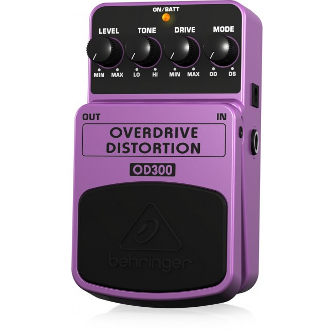 Behringer OD300 effects pedal Purple, Black