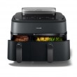 Philips 5000 series NA550/00 fryer Double 9 L Stand-alone 2750 W Hot air fryer Black