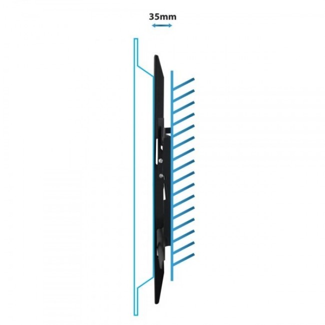 Esperanza ERW014 TV Mount 26' 70 ' 177.8 cm Black