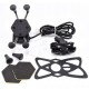MOTORBIKE PHONE HOLDER FREEDCONN MC7C + BM2R HEAD TUBE ATTACHMENT MOTORBIKE PHONE HOLDER FREEDCONN MC7C + BM2R HEAD TUBE ATTACHMENT