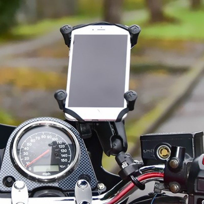 RAM Mounts X-Grip Large Phone Mount with Handlebar U-Bolt Base RAM Mounts X-Grip Large Phone Mount with Handlebar U-Bolt Base