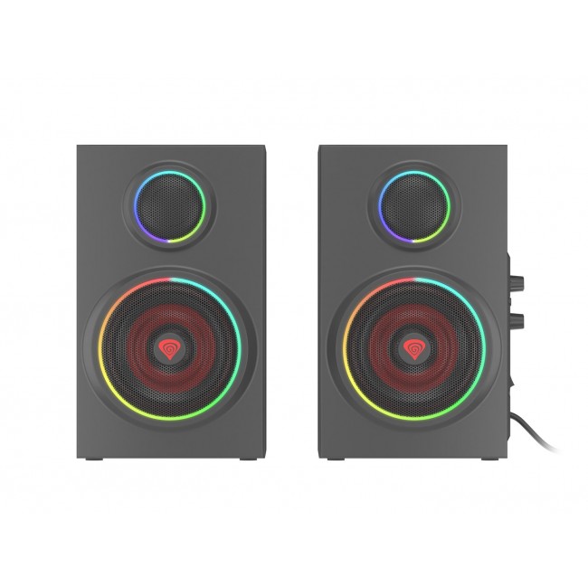GENESIS Helium 300 BT speaker set 24 W PC/Laptop Black 2.0 channels 2-way Bluetooth