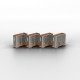 Lindy USB Port Blocker - Pack of 4 Colour Code: Orange Lindy USB Port Blocker - Pack of 4 Colour Code: Orange
