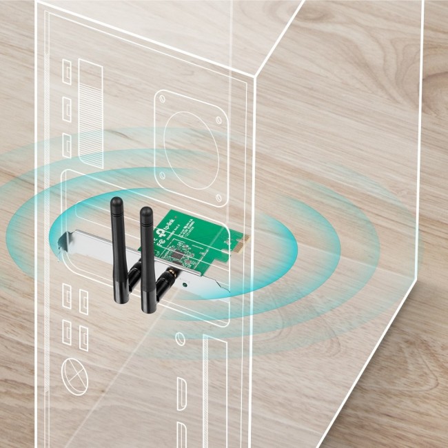 TP-Link TL-WN881ND network card Internal WLAN 300 Mbit/s TP-Link TL-WN881ND network card Internal WLAN 300 Mbit/s