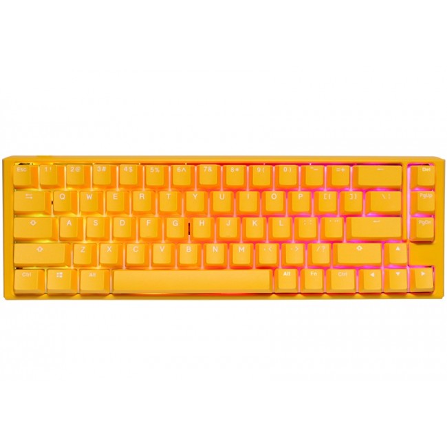 Ducky One 3 Yellow SF keyboard Gaming USB QWERTY US English Ducky One 3 Yellow SF keyboard Gaming USB QWERTY US English