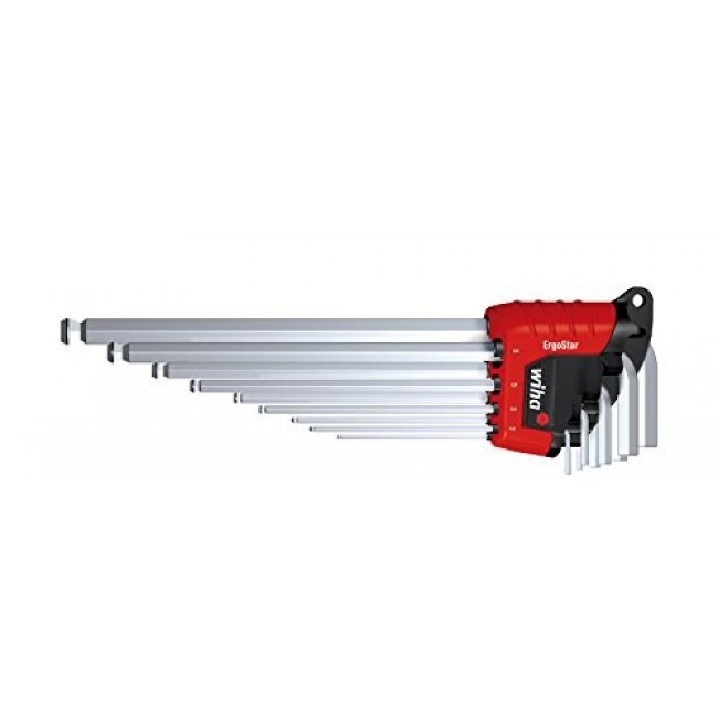 Wiha set of hexagon wrench keys in Ergostar holder Wiha set of hexagon wrench keys in Ergostar holder
