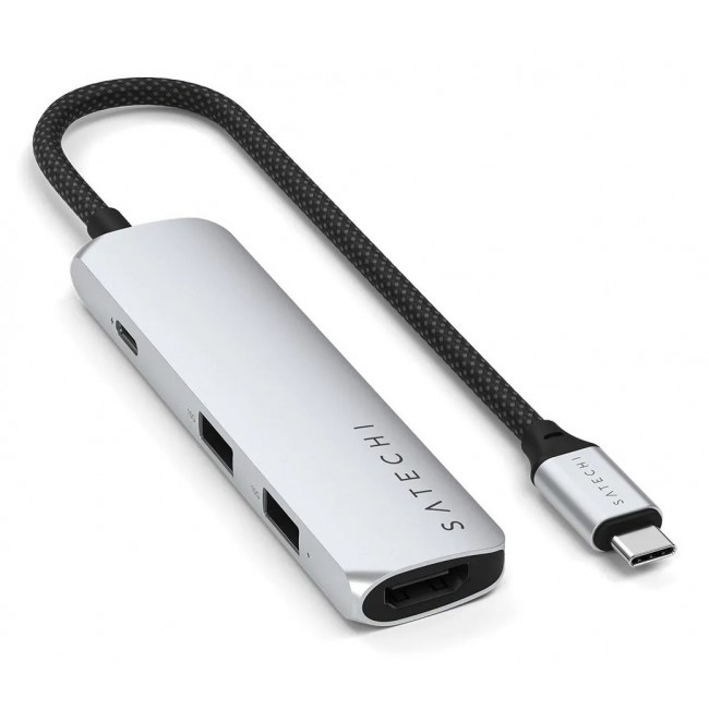 Satechi ST-P4SS interface hub USB Type-C 10000 Mbit/s Silver Satechi ST-P4SS interface hub USB Type-C 10000 Mbit/s Silver