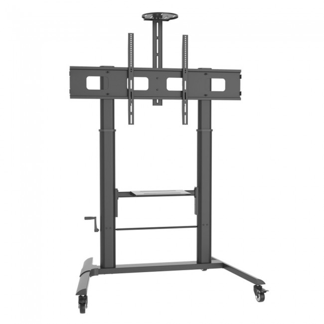 Techly ICA-TR230 multimedia cart/stand Black Flat panel