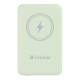 Verbatim Charge 'n' Go Magnetic Wireless Power Bank 10000mAh Green Verbatim Charge 'n' Go Magnetic Wireless Power Bank 10000mAh Green