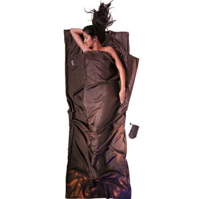 Cocoon ST40 sleeping bag Adult Rectangular sleeping bag Silk Brown Cocoon ST40 sleeping bag Adult Rectangular sleeping bag Silk Brown