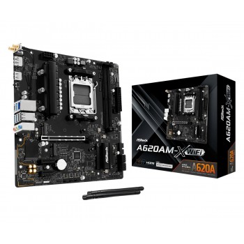 Asrock A620AM-X WiFi AMD A620A Socket AM5 micro ATX