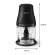 Philips HR1501/00 electric food chopper 1 L 450 W Black