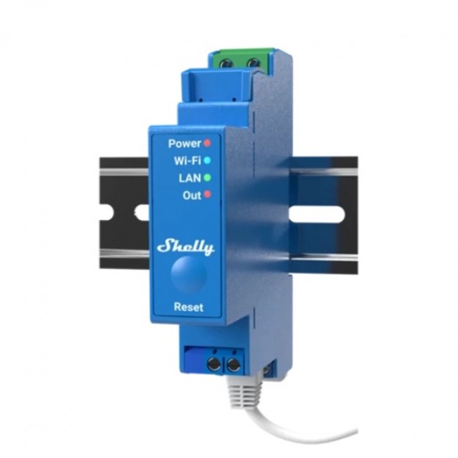 Shelly Pro 1 electrical relay Blue Shelly Pro 1 electrical relay Blue