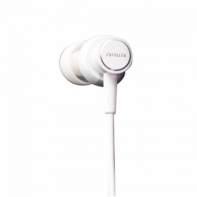 Aiwa ESTM-500WT headphones/headset Wired In-ear Calls/Music White