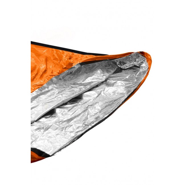 ORTOVOX Bivy Ultralight Adult Rectangular sleeping bag Polyurethane, Silver Blue, Orange
