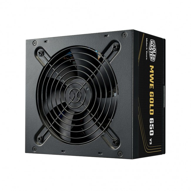 Cooler Master MWE Gold V3 ATX 3.1 Non-Modular Series power supply unit 650 W 24-pin ATX Black
