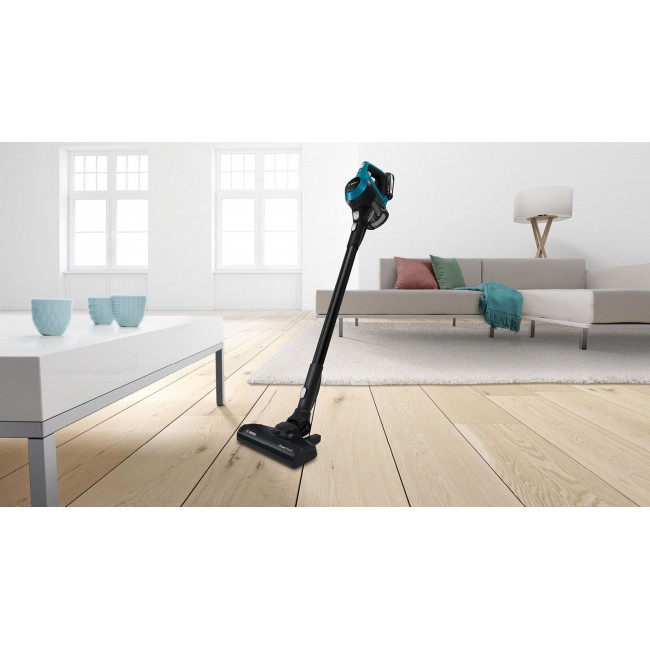 Bosch Serie 6 BBS611LAG stick vacuum/electric broom 2-in-1 stick vacuum Battery Dry Bagless 0.3 L Blue 2.5 Ah