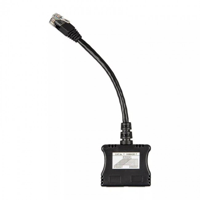 Splitter VICTRON ENERGY RJ45 (male) to 2x RJ45 (female) 15 cm (ASS030065510) Black