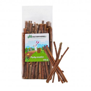 FACTORYHERBS Raspberry Shoots - Treat for Rodents and Rabbits - 150g