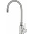 Kitchen faucet with bent spout