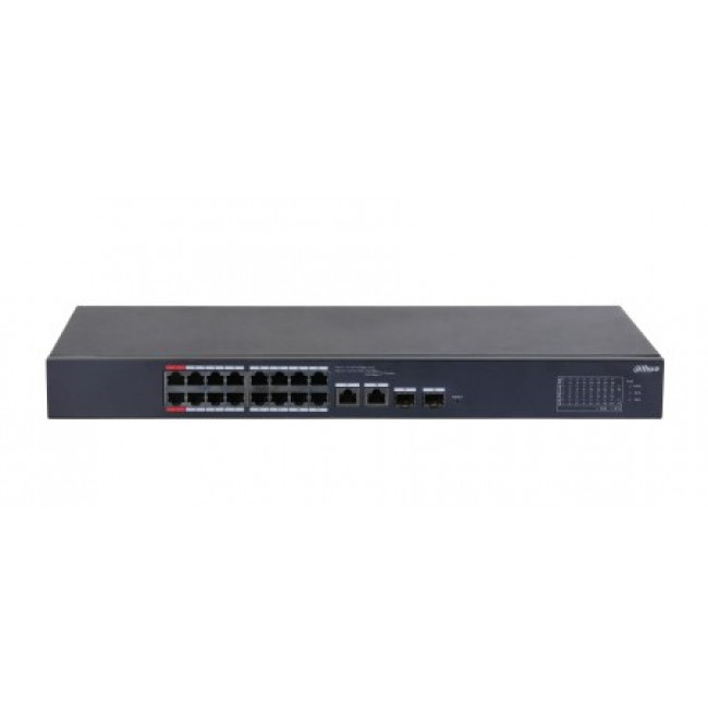 Dahua Technology DH-CS4218-16ET-190 network switch Managed L2 Gigabit Ethernet (10/100/1000) Power over Ethernet (PoE) Black
