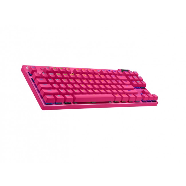Logitech G PRO X TKL keyboard Gaming RF Wireless + Bluetooth QWERTY US International Pink Logitech G PRO X TKL keyboard Gaming RF Wireless + Bluetooth QWERTY US International Pink