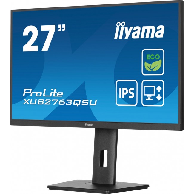 iiyama ProLite XUB2763QSU-B1 computer monitor 68.6 cm (27 iiyama ProLite XUB2763QSU-B1 computer monitor 68.6 cm (27