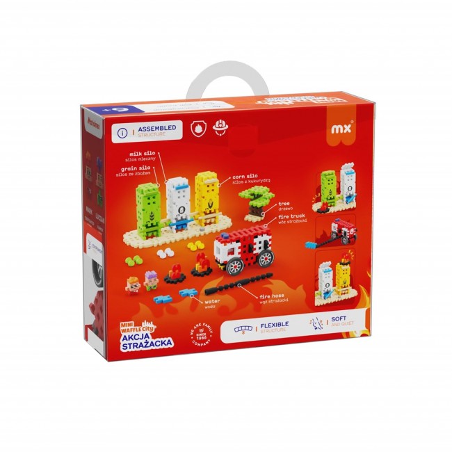 Marioinex Mini Waffle City Building Blocks Firefighter action, 148 pieces Marioinex Mini Waffle City Building Blocks Firefighter action, 148 pieces