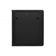Lanberg wall-mounted installation rack cabinet 19'' 15U 600x600mm black (glass door)