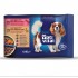 OPTIVITAL Tasty shreds with beef and duck in gravy - wet dog food - 4x85g