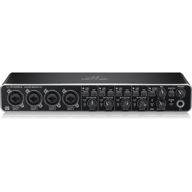 Behringer UMC404HD recording audio interface