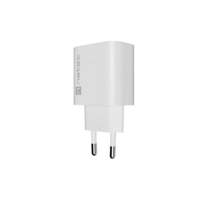 WALL CHARGER NATEC RIBERA 1X USB-A + 1X USB-C 20W WHITE WALL CHARGER NATEC RIBERA 1X USB-A + 1X USB-C 20W WHITE