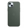 Apple iPhone 15 Plus FineWoven Case with MagSafe - Evergreen Apple iPhone 15 Plus FineWoven Case with MagSafe - Evergreen