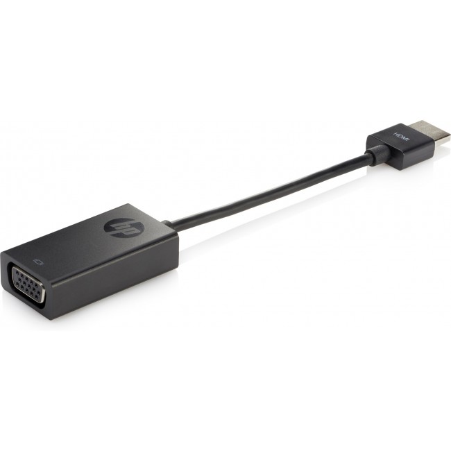 HP HDMI to VGA Cable Adapter VGA (D-Sub) HDMI Type A (Standard) Black HP HDMI to VGA Cable Adapter VGA (D-Sub) HDMI Type A (Standard) Black
