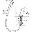 Hansgrohe Focus E2 tap black hair color