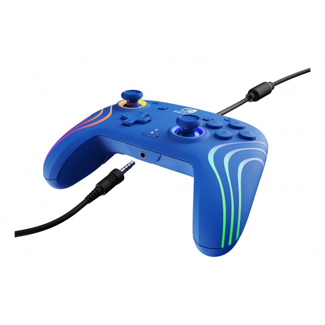 PDP Afterglow Wave Blue USB Gamepad Analogue / Digital Nintendo Switch, Nintendo Switch OLED