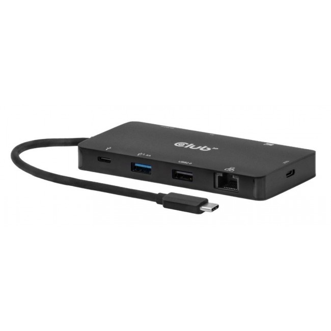 CLUB3D 9-1 Dual HDMI USB-C Hub PD3.0 100W